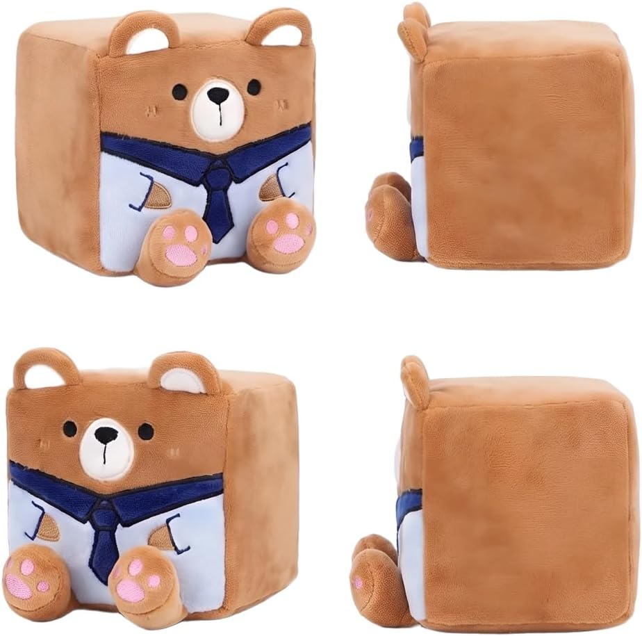 Square Pals Bear Plush 10cm