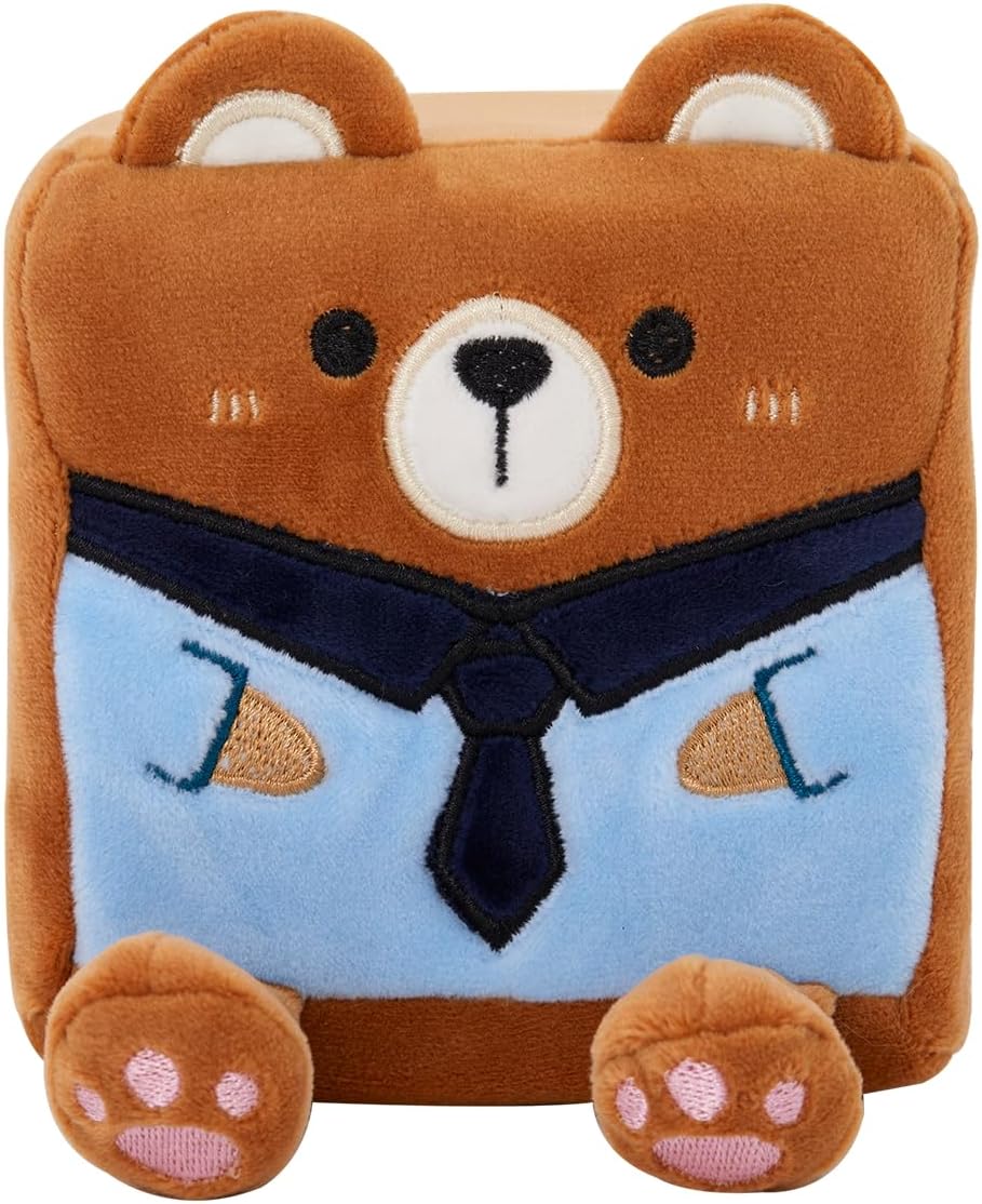 Square Pals Bear Plush 10cm