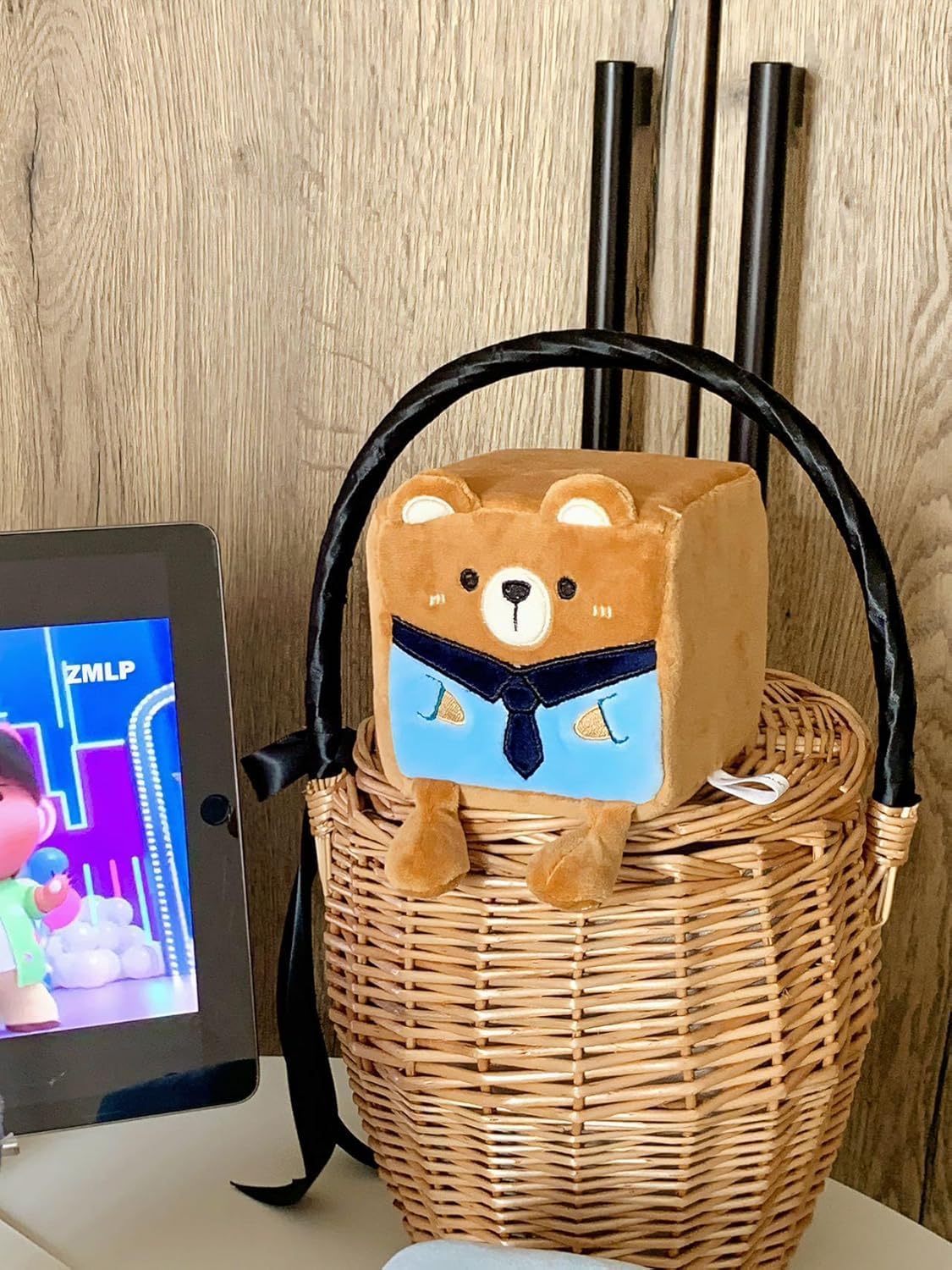 Square Pals Bear Plush 10cm