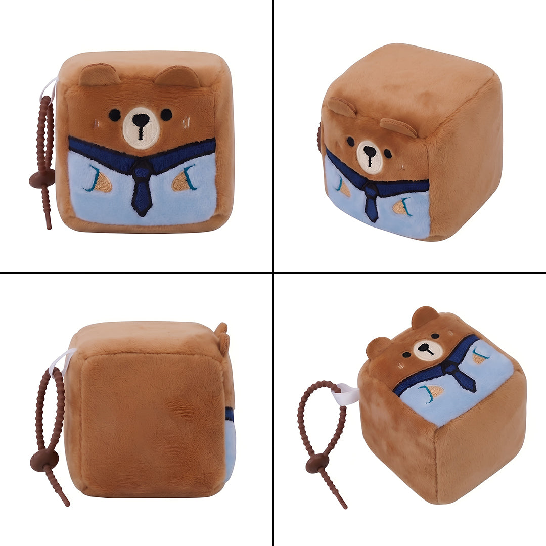 Square Pals Bear Plush 7cm