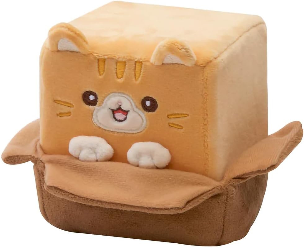 Square Pals Kitten Carton Plush 10cm