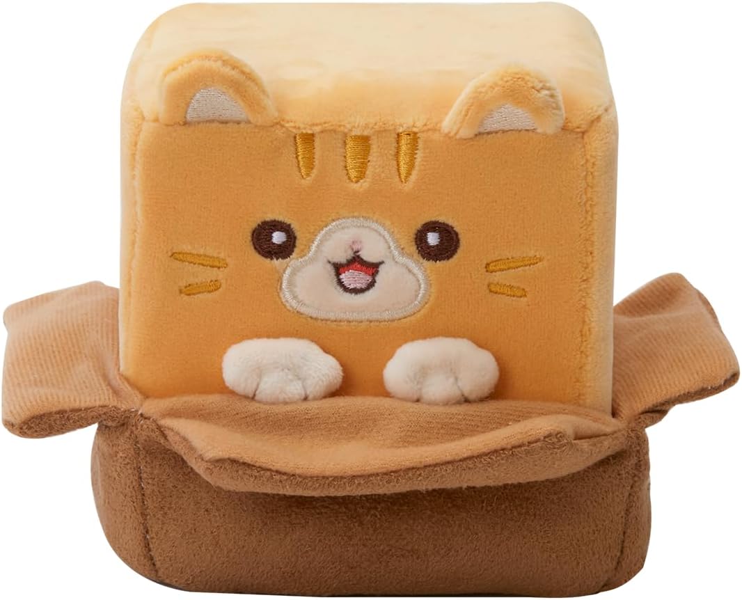 Square Pals Kitten Carton Plush 10cm