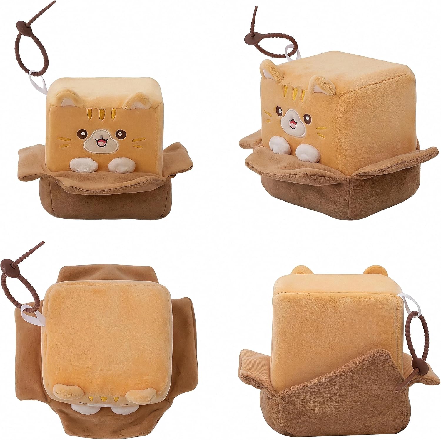 Square Pals Kitten Carton Plush 7cm