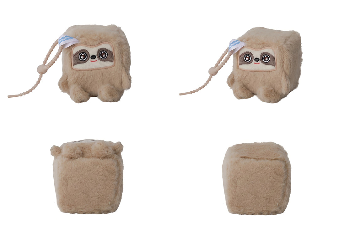 Square Pals Sloth Plush 7cm