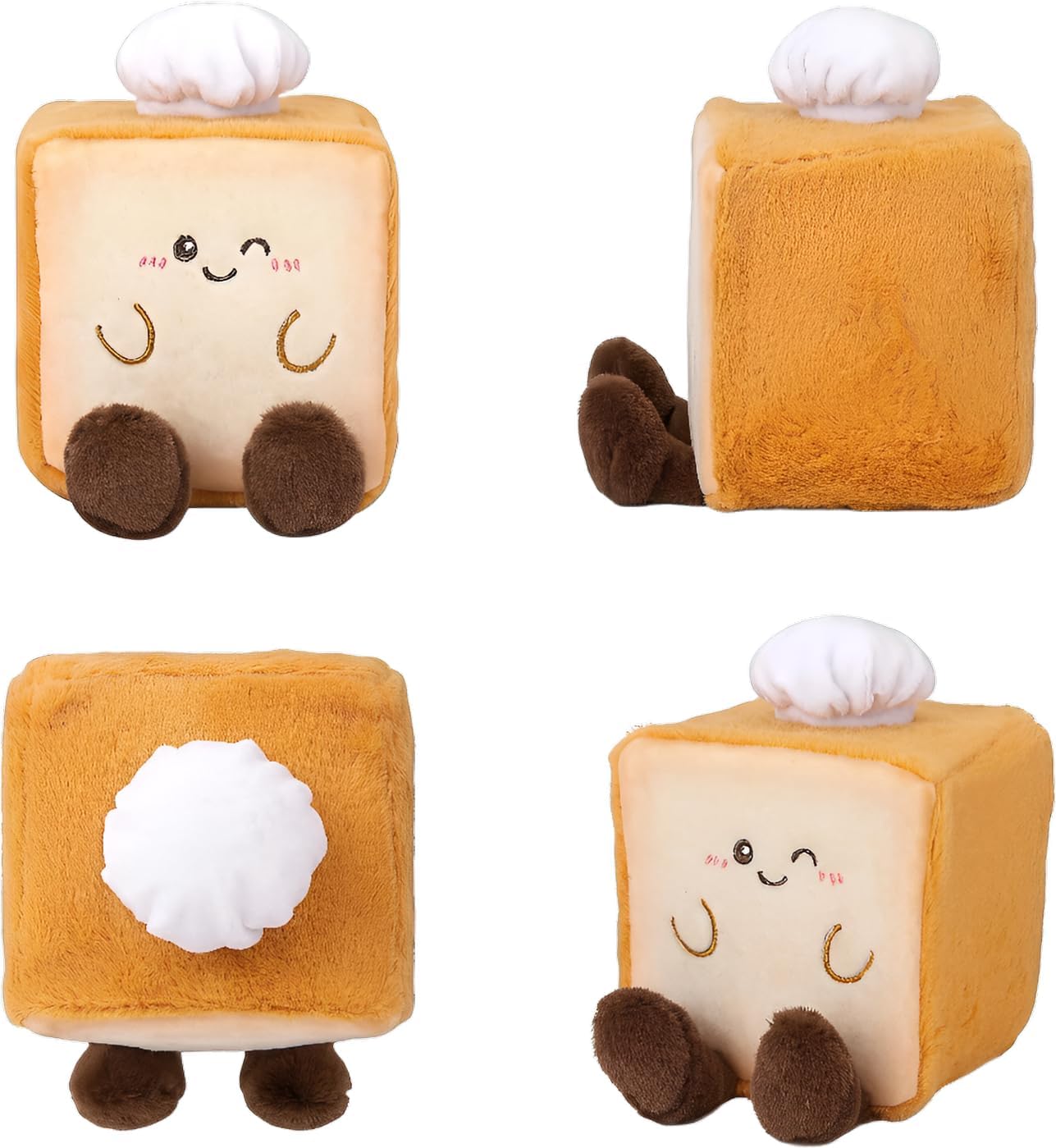 Square Pals Toast Plush 10cm