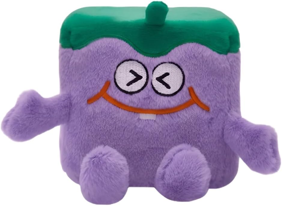 Square Pals Eggplant Plush 10cm
