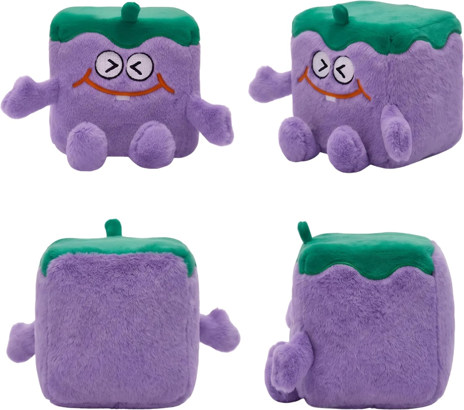 Square Pals Eggplant Plush 10cm