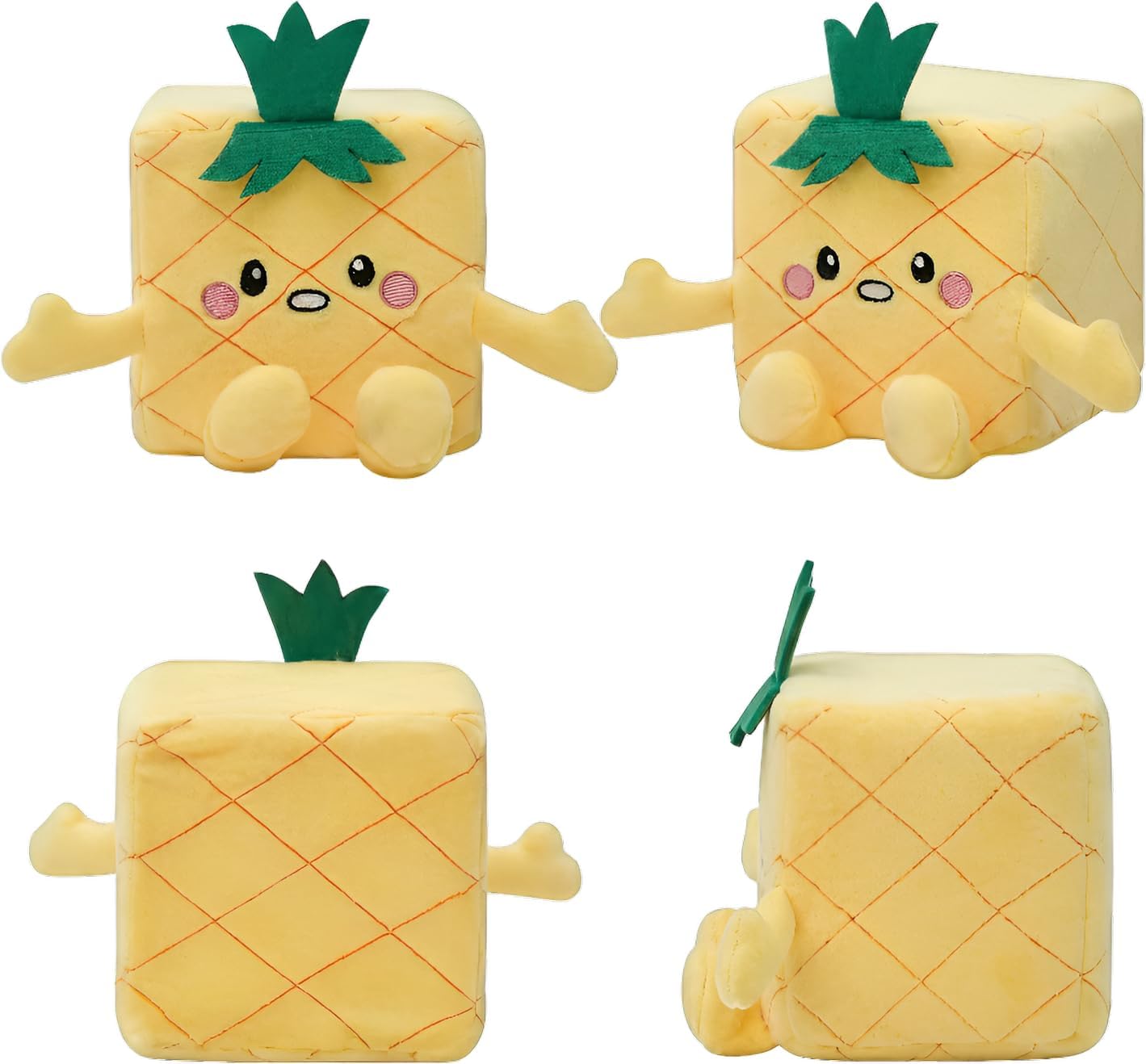 Square Pals Pineapple Plush 10cm