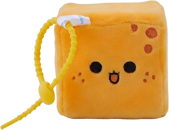 Square Pals Orange Plush 7cm