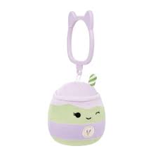 Squishmallows Plush Keychain Latchmi-Lavender Matcha Latte 9cm