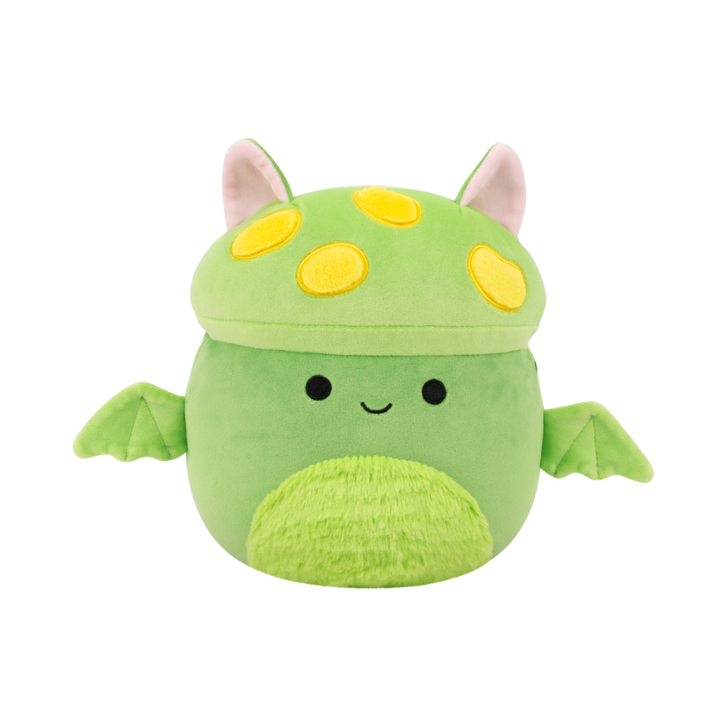 Squishmallows Earling the Neon Green Mushroom Bat Plush 30cm