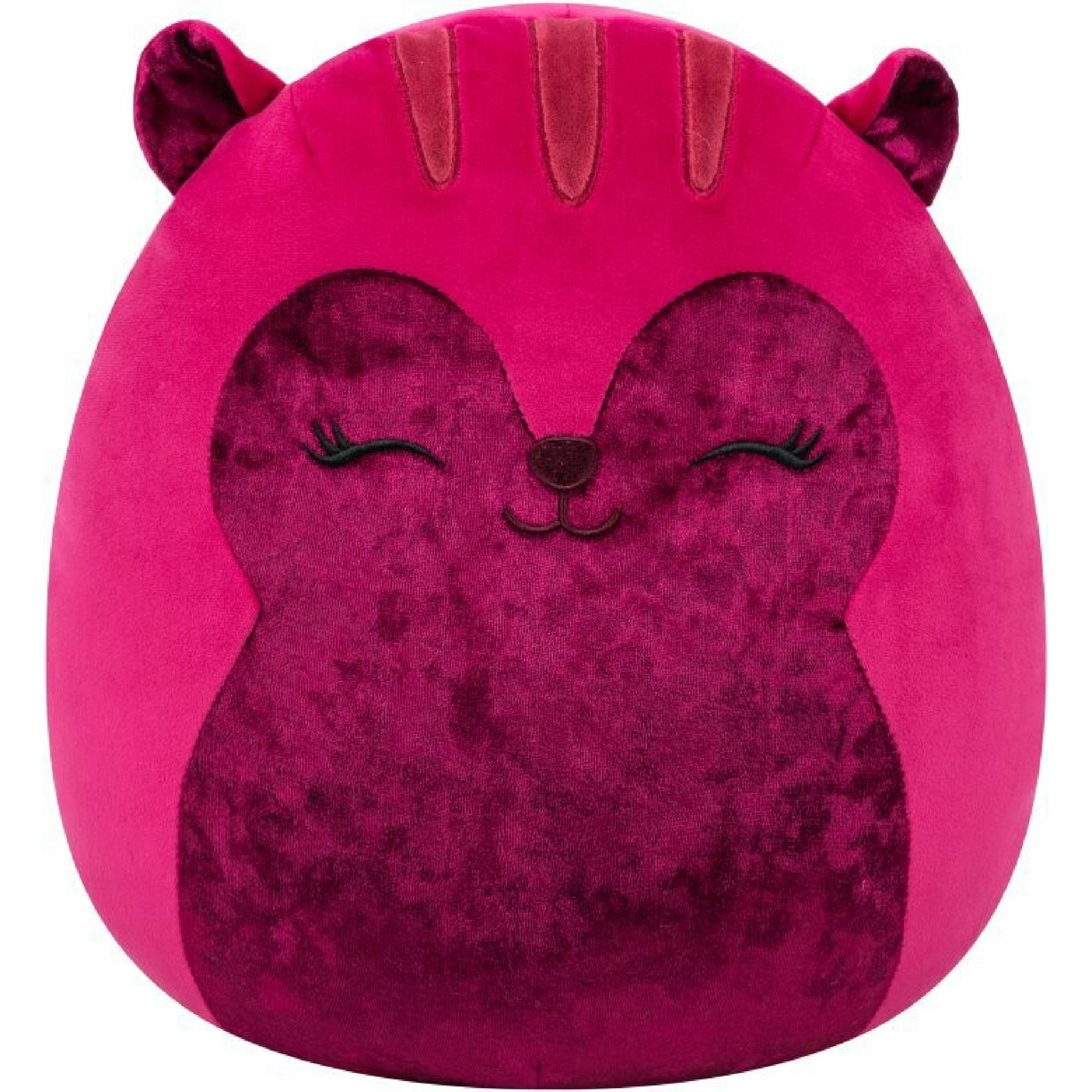 Squishmallows Mamina - Burgundy Tonal Squirrel With Velvet Accents 19cm