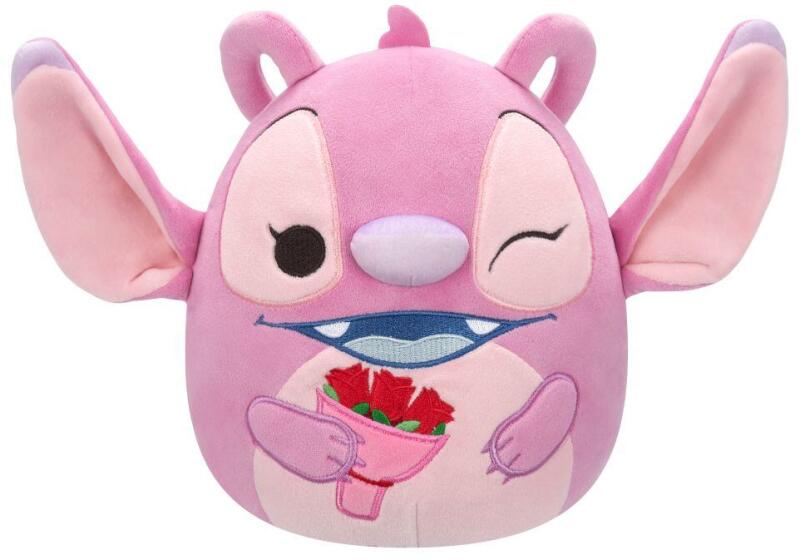 Squishmallows Disney Stitch-Angel with Bouquet 8Inch