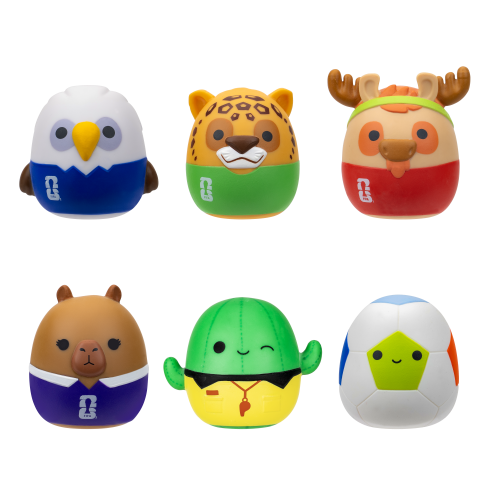Squishmallows Squooshems Sports: FIFA Series1 Plush 2.5Inch Assorted