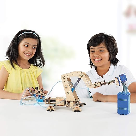 STEM Hydraulic Crane Building Toy