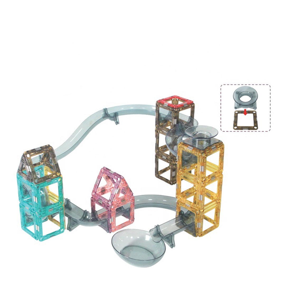 STEM Magnetic Marble Track Blocks