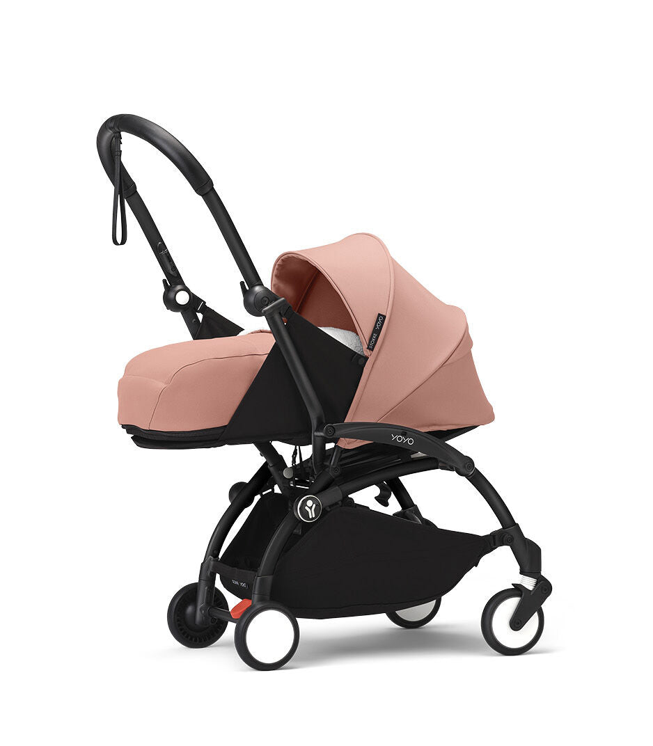 Stokke YOYO³ Frame Black With Newborn Pack Ginger Stokke Yallatoys