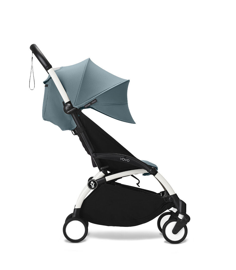 Stokke YOYO³ Frame White With 6M+ color pack Aqua Stokke Yallatoys