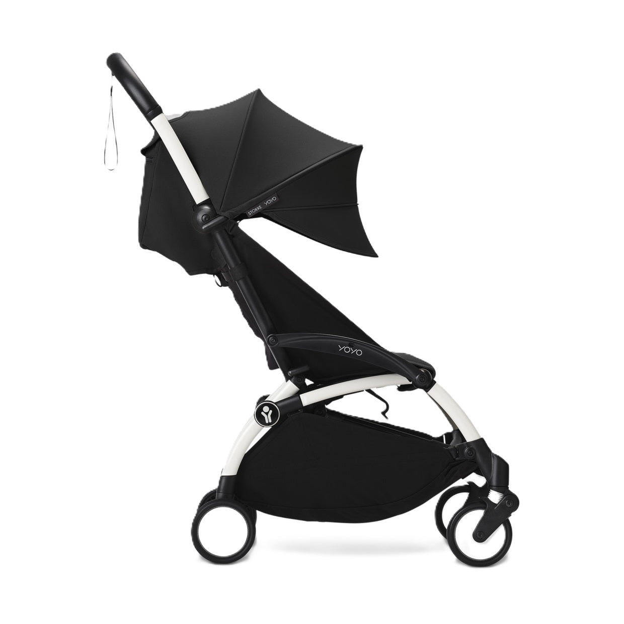 Stokke YOYO³ Frame White With 6M+ color pack Black Stokke Yallatoys