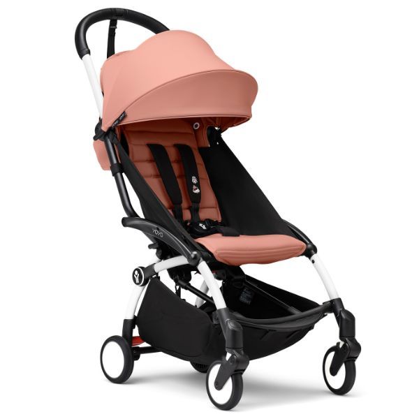 Stokke YOYO³ Frame White With 6M+ color pack Ginger Stokke Yallatoys