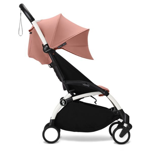 Stokke YOYO³ Frame White With 6M+ color pack Ginger Stokke Yallatoys
