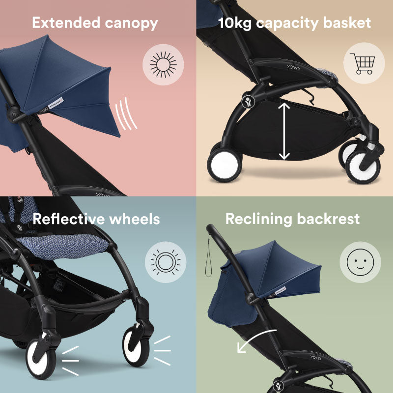 Stokke YOYO³ Frame White With 6M+ color pack Olive Stokke Yallatoys