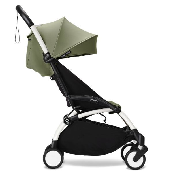 Stokke YOYO³ Frame White With 6M+ color pack Olive Stokke Yallatoys