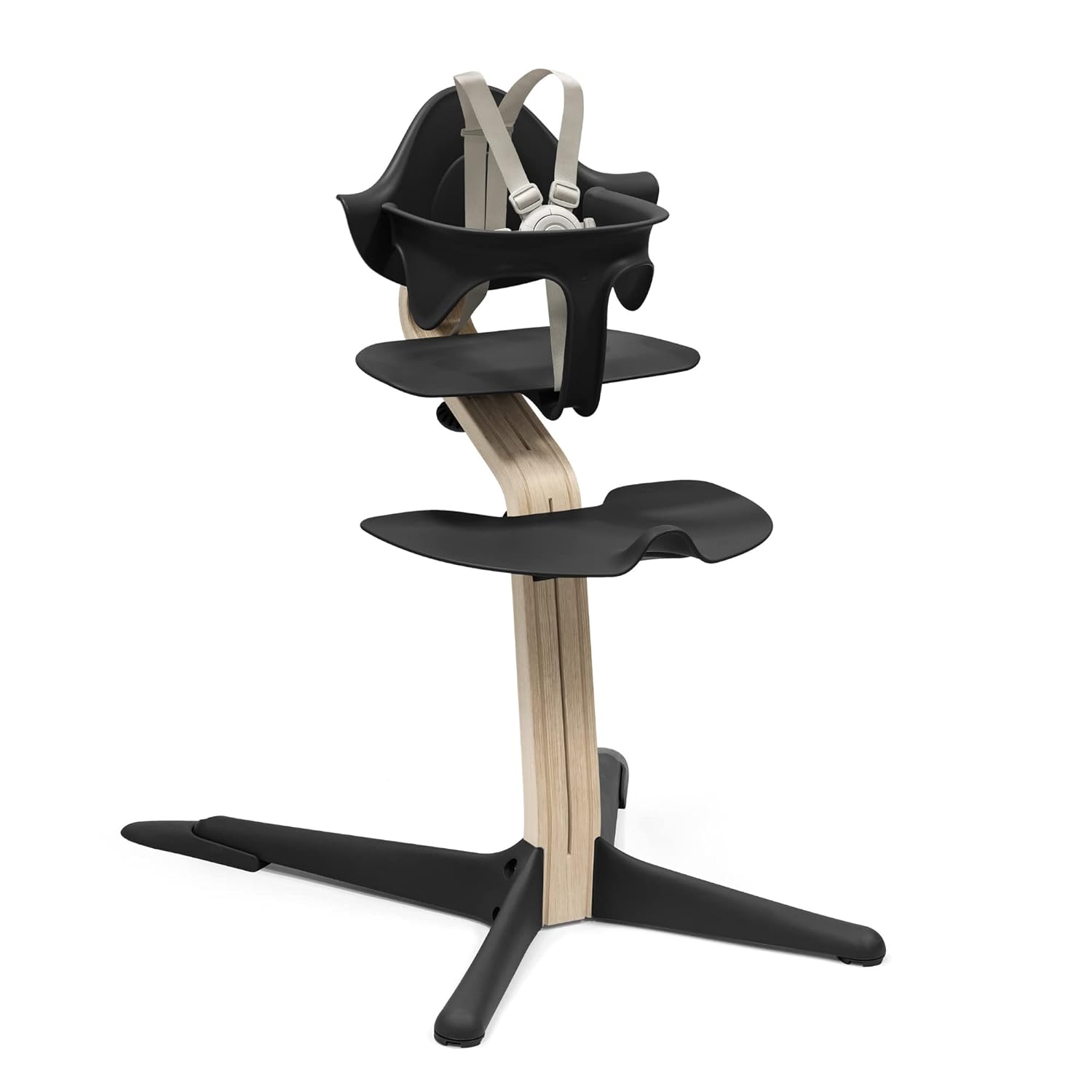 Stokke Nomi Baby Chair Black with Black Baby Set Stokke Yallatoys