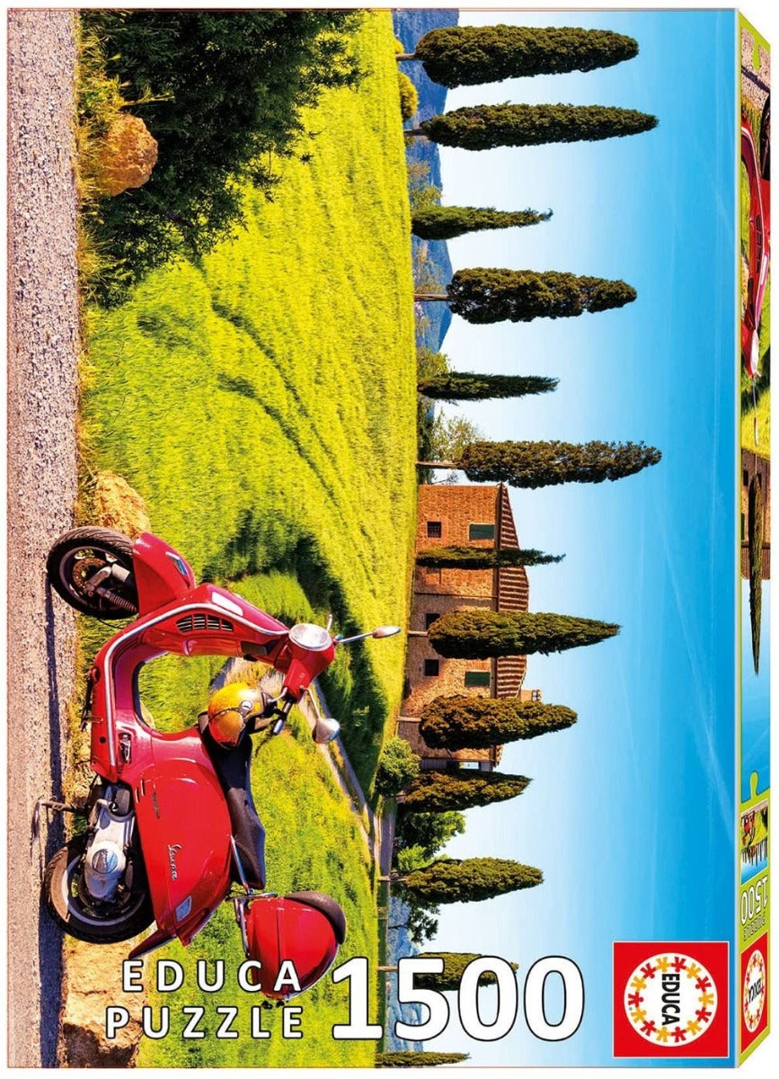 Scooter in Toscana Puzzle Box