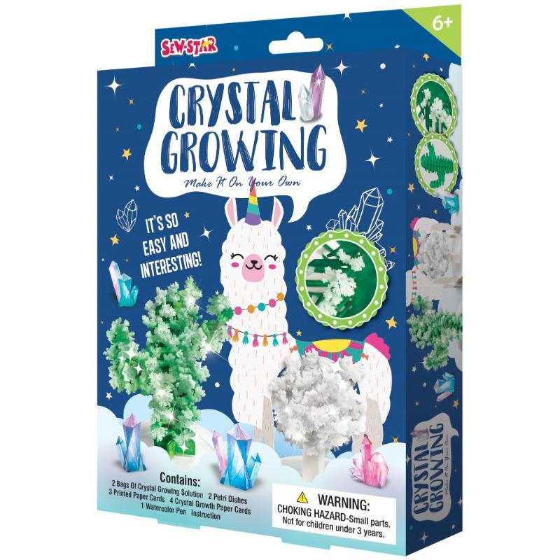 Sew Star Crystal Growing Llama Kit