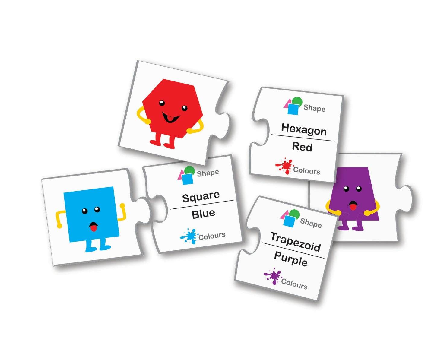 Shapes and Colours Puzzle Pieces