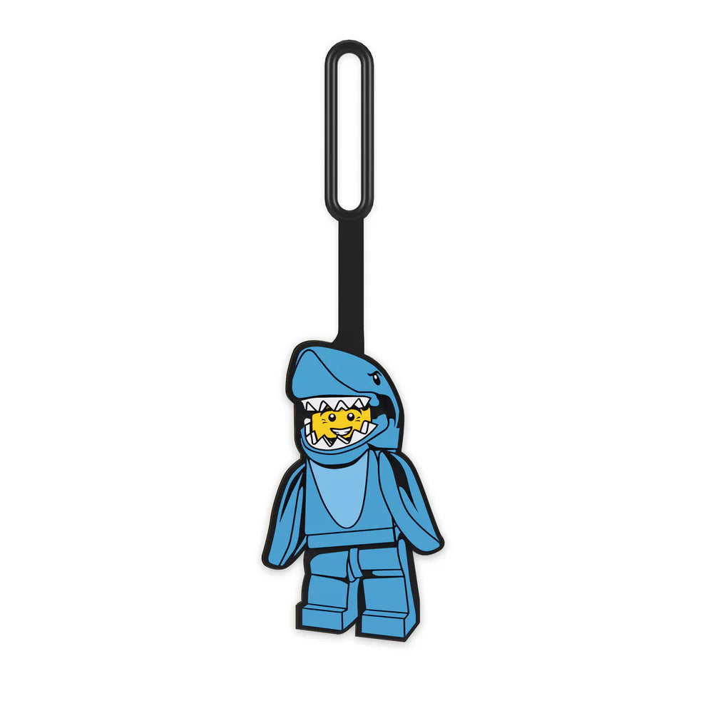 Shark Suit Minifigure Bag Tag
