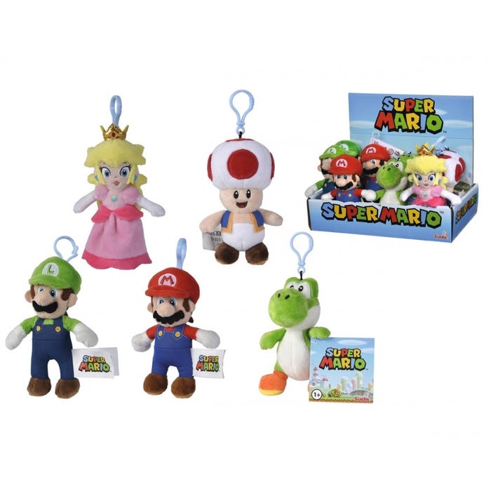 Simba Super Mario Plush Key Chains