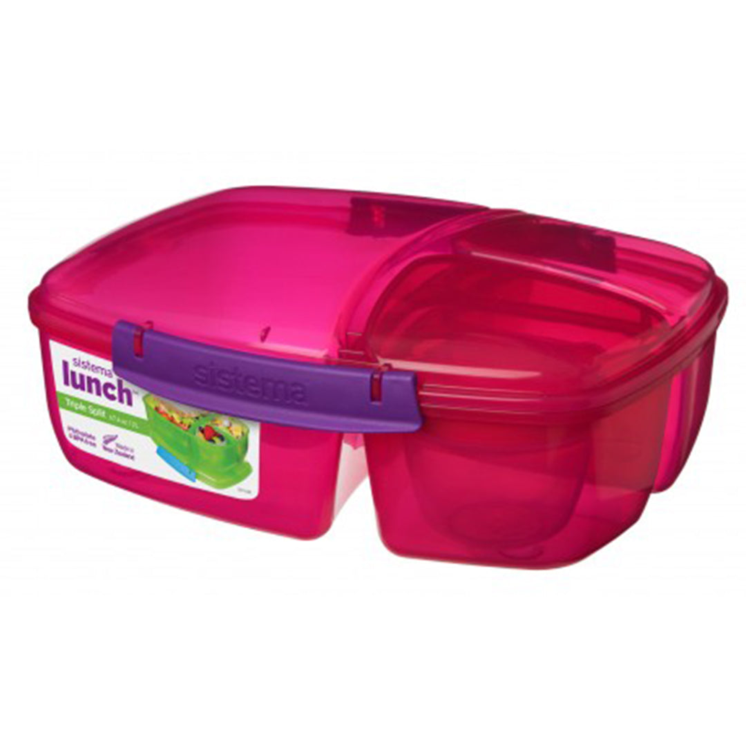 Sistema Triple Split Box with Yogurt Pot