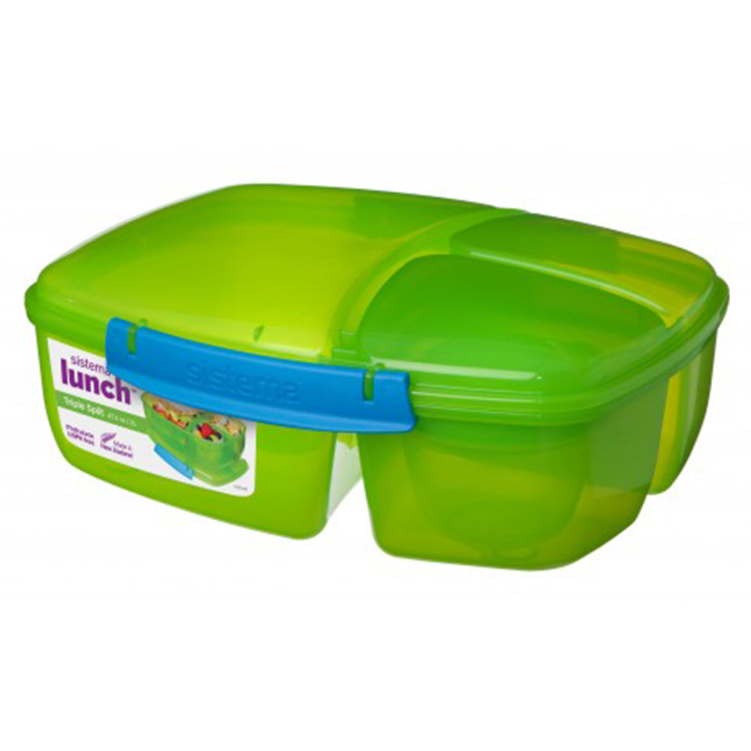 Sistema Triple Split Leak-proof Lunch Box