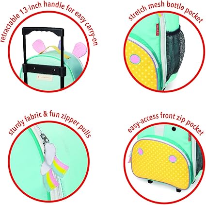 Skip Hop Unicorn Kids Carry-on Luggage