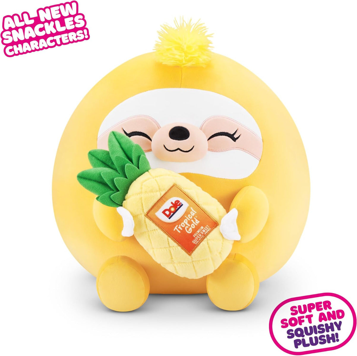 Sloth Holding Dole Soft Toy Figure