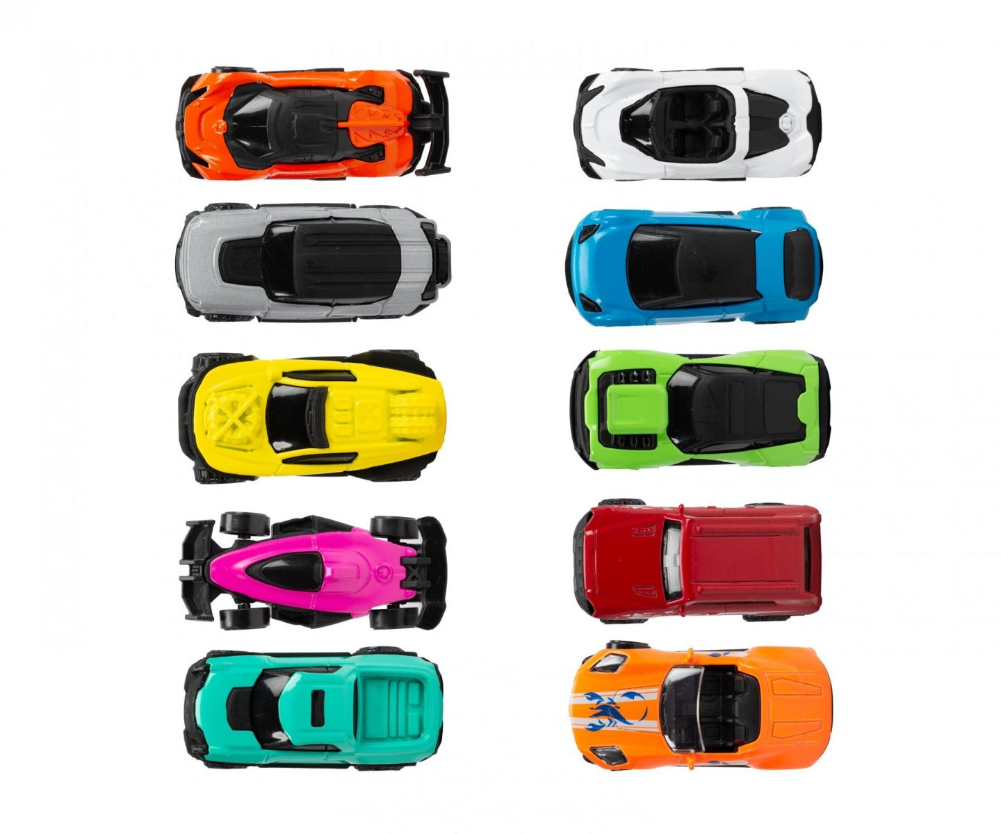 Small scale metal cars collection