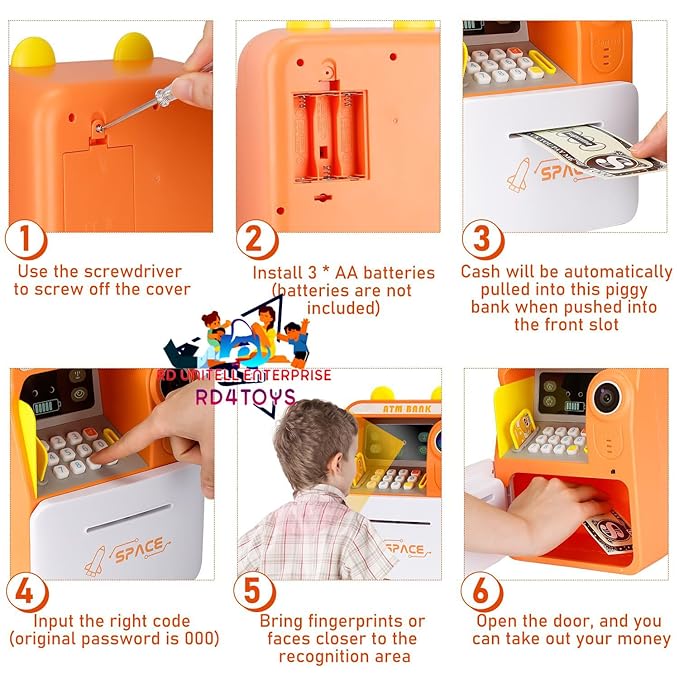 Smart Money Saving Bank Kids