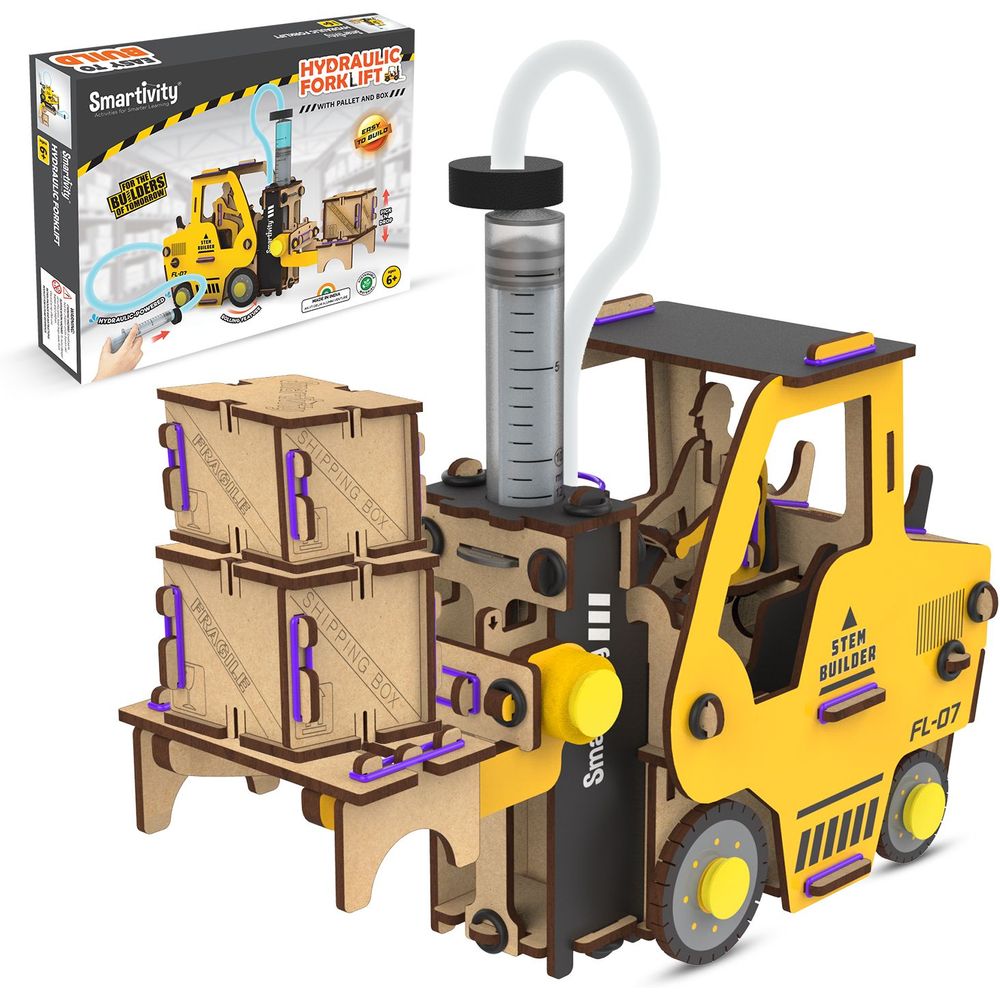 Smartivity Hydraulic Forklift Building Kit