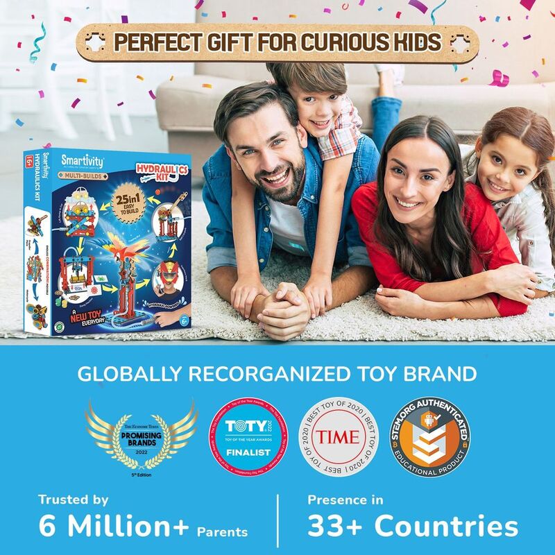 Smartivity STEM Educational Hydraulic Construction Toy