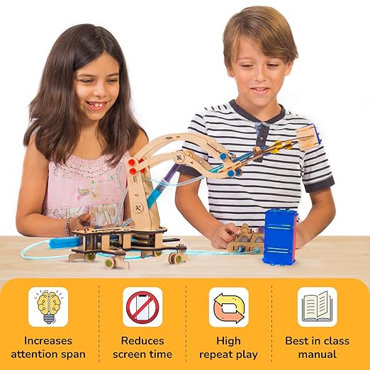 Smartivity Wooden Hydraulic Crane