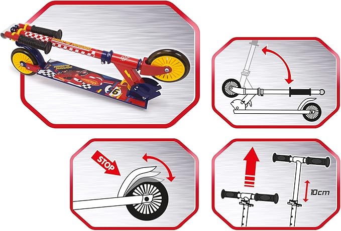 Smoby Cars red foldable bike 