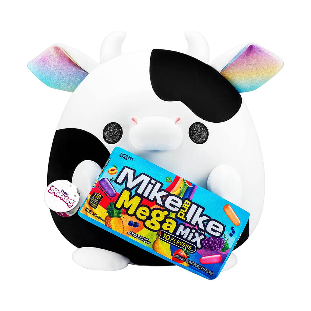 Snackles Berry Blast Cow Plush Layout