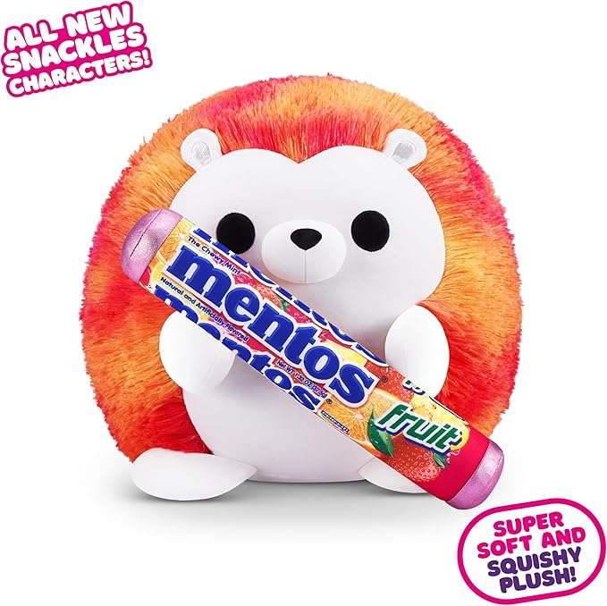 Snackles Mentos Hedgehog Plush Layout