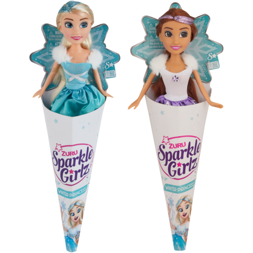 Sparkle Girlz Winter Princess Cone Doll