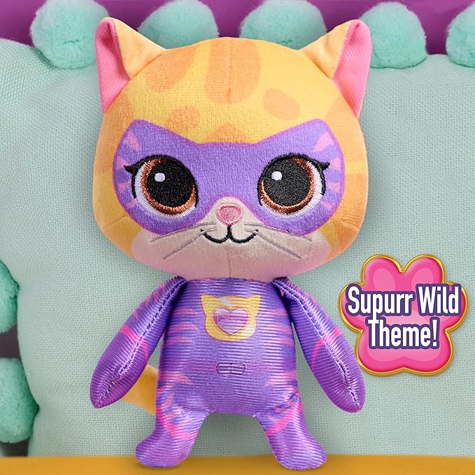 Sparks Orange Cat Plush Layout
