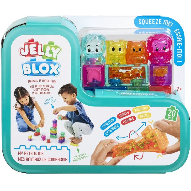 Squishy Jelly Blox Figure Set