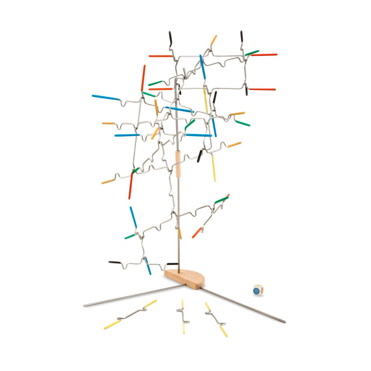 Stainless Steel Rod and Wooden Connector Layout