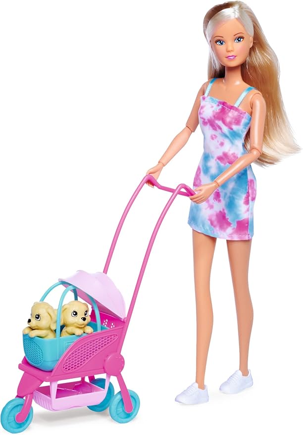 Steffi Love Dog Buggy Doll